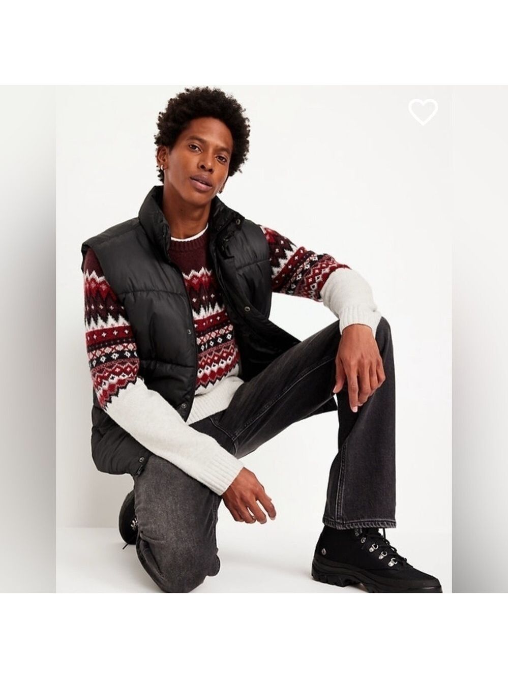 Men's Old Navy Sosoft Fair Isle Pullover Sweater XXXL Tall